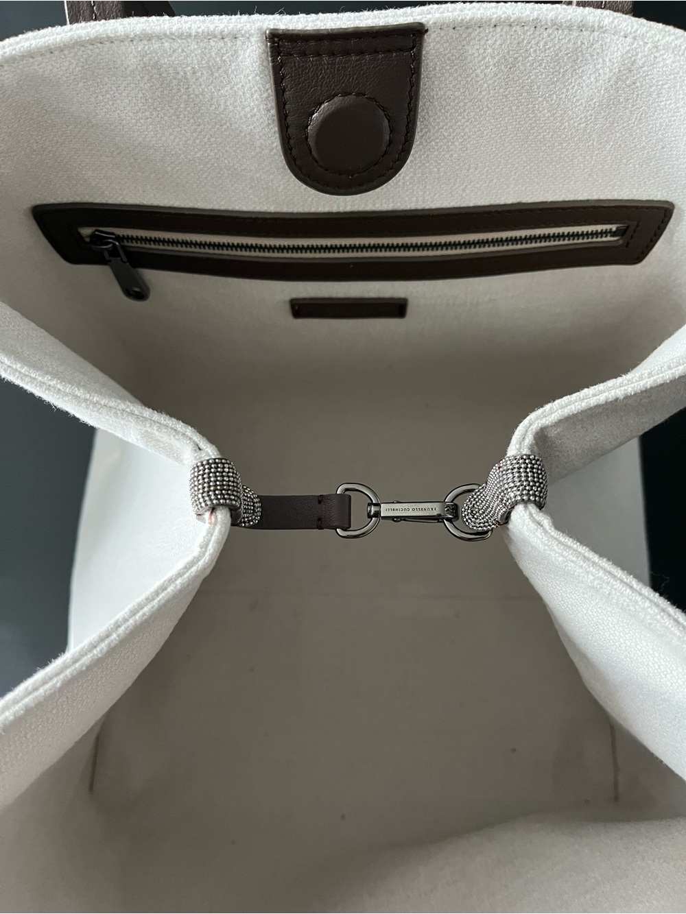 Brunello Cucinelli Canvas Shopping Tote - Picture 10 of 14